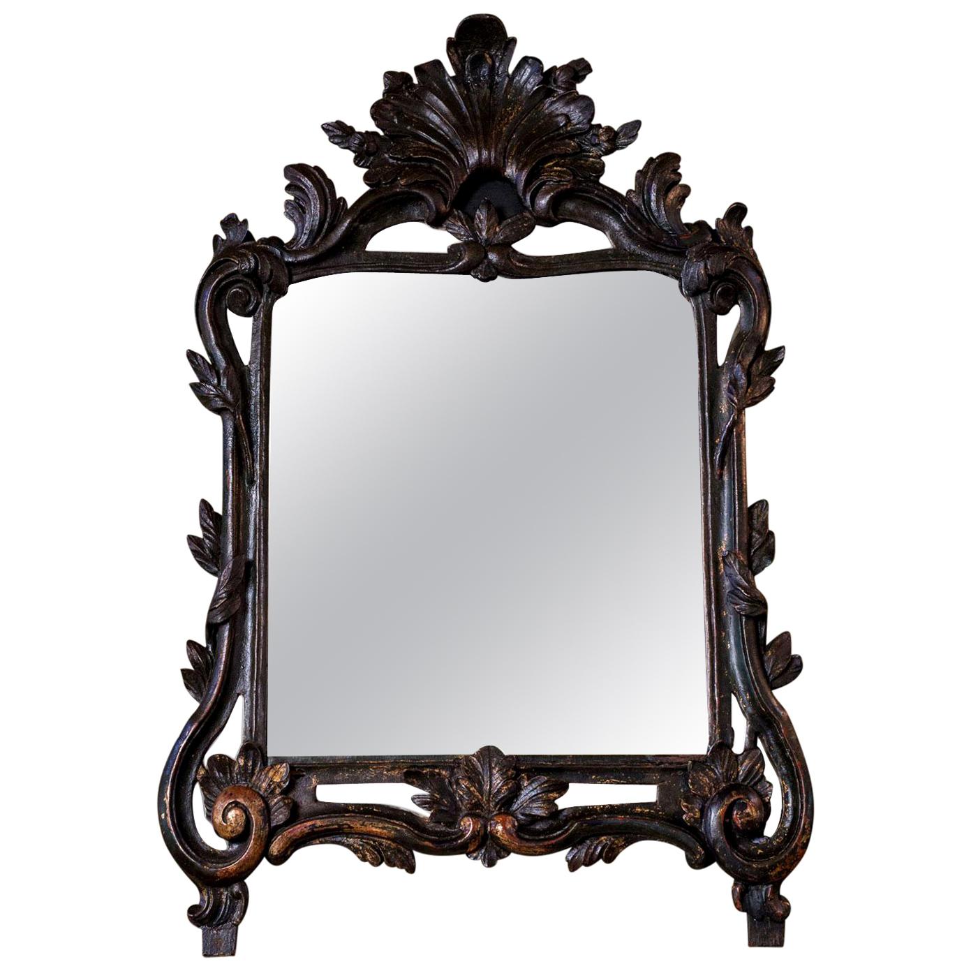  Hand-Carved Italian Antique Mirror