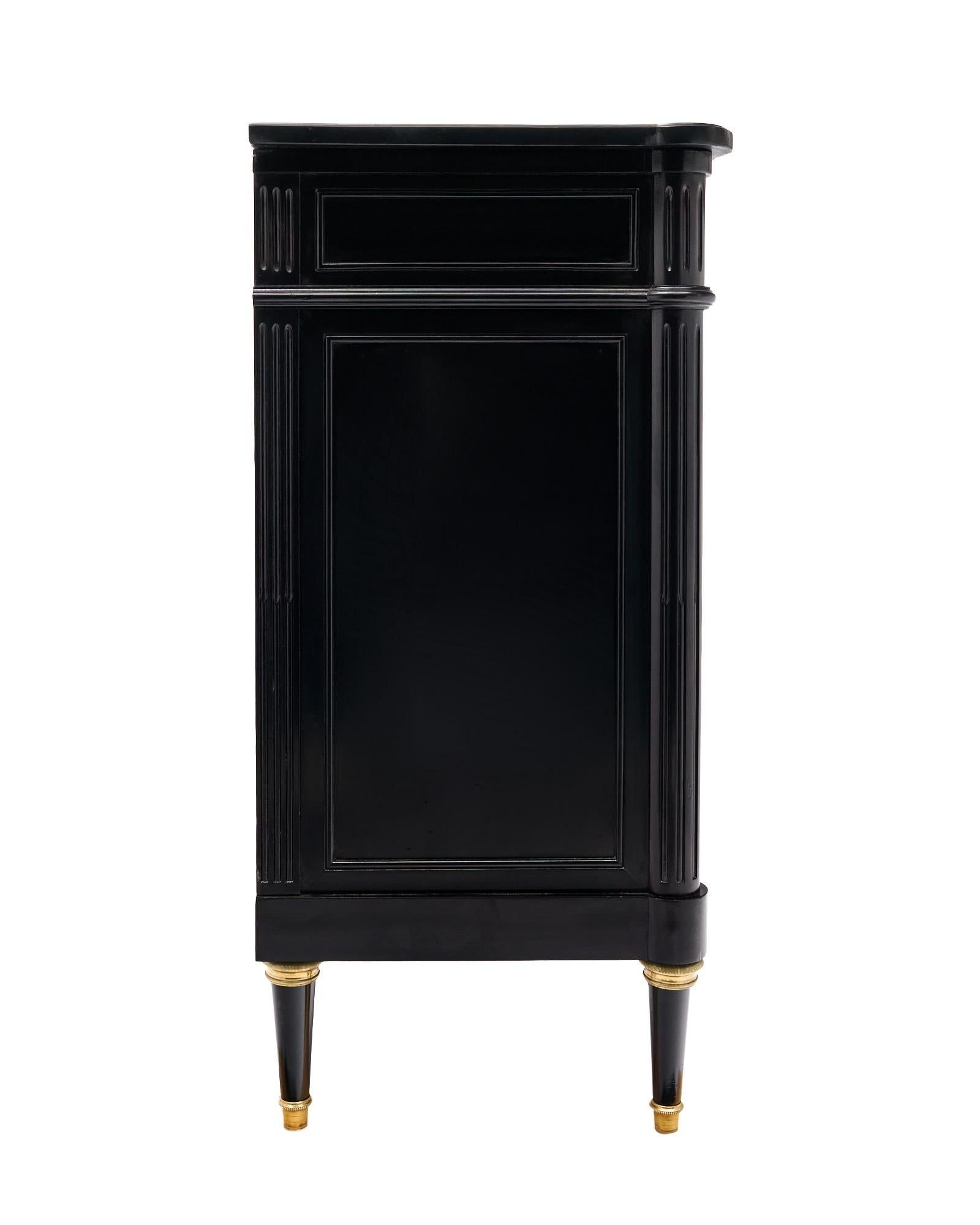 Ebonized Louis XVI Antique French Buffet 3