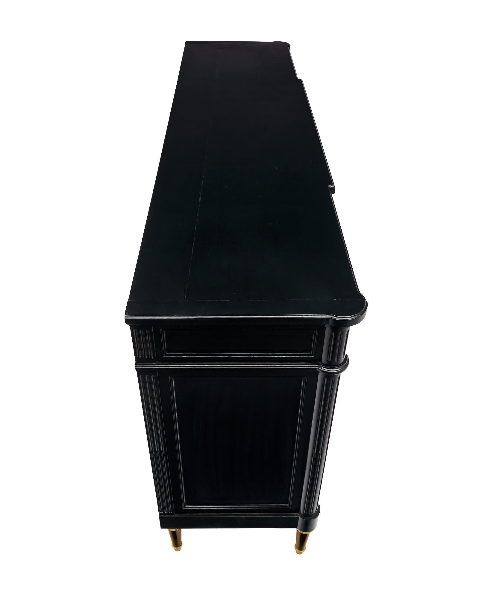 Ebonized Louis XVI Antique French Buffet 4