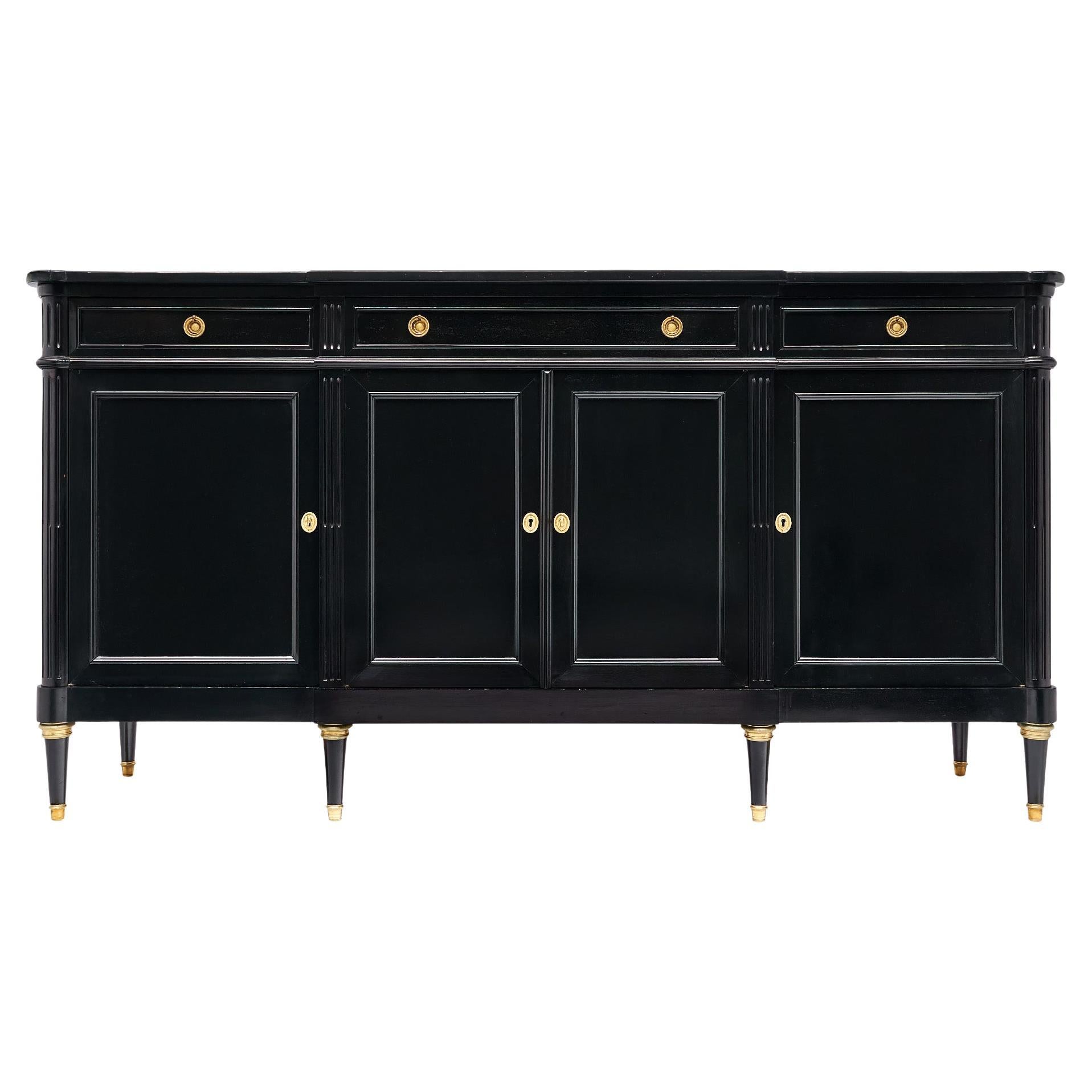 Ebonized Louis XVI Antique French Buffet