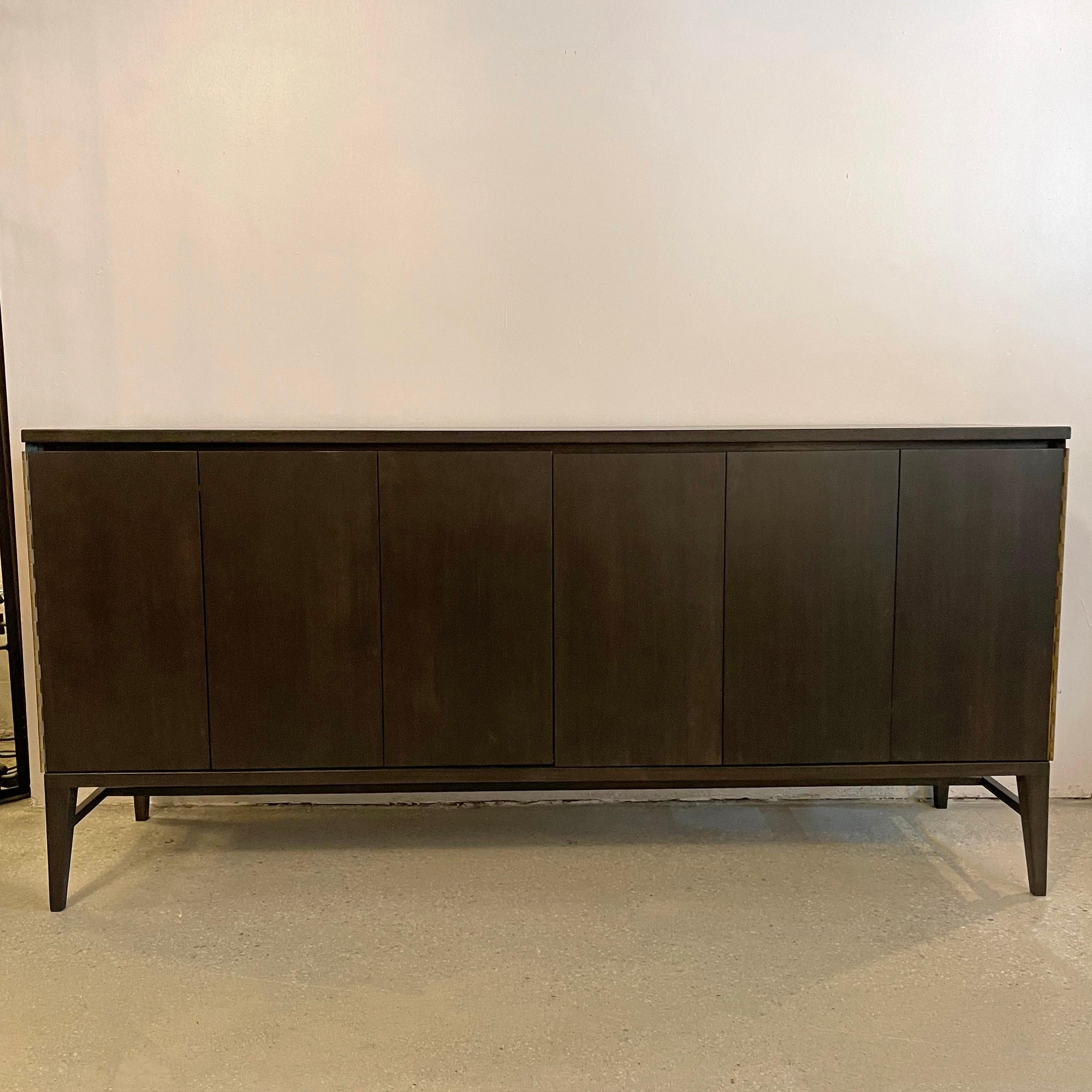 Mid-Century Modern Ebonized Mahogany Concealed Dresser By Paul McCobb, Irwin Collection, Calvin For Sale
