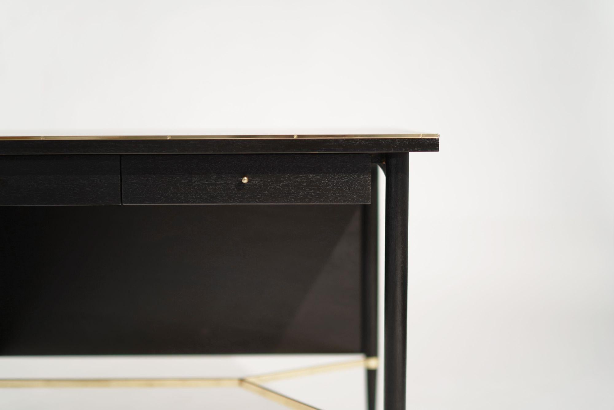 Ebonized Mahogany Desk by Paul McCobb, Connoisseur Collection, C. 1950s For Sale 2