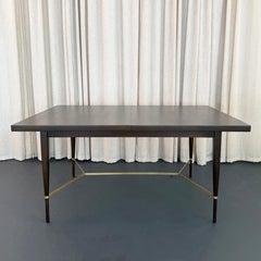 Ebonized Mahogany Extension Dining Table By Paul McCobb For Calvin Furniture