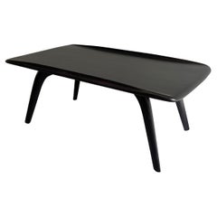 Ebonized Maple Heywood Wakefield Wishbone Coffee Table