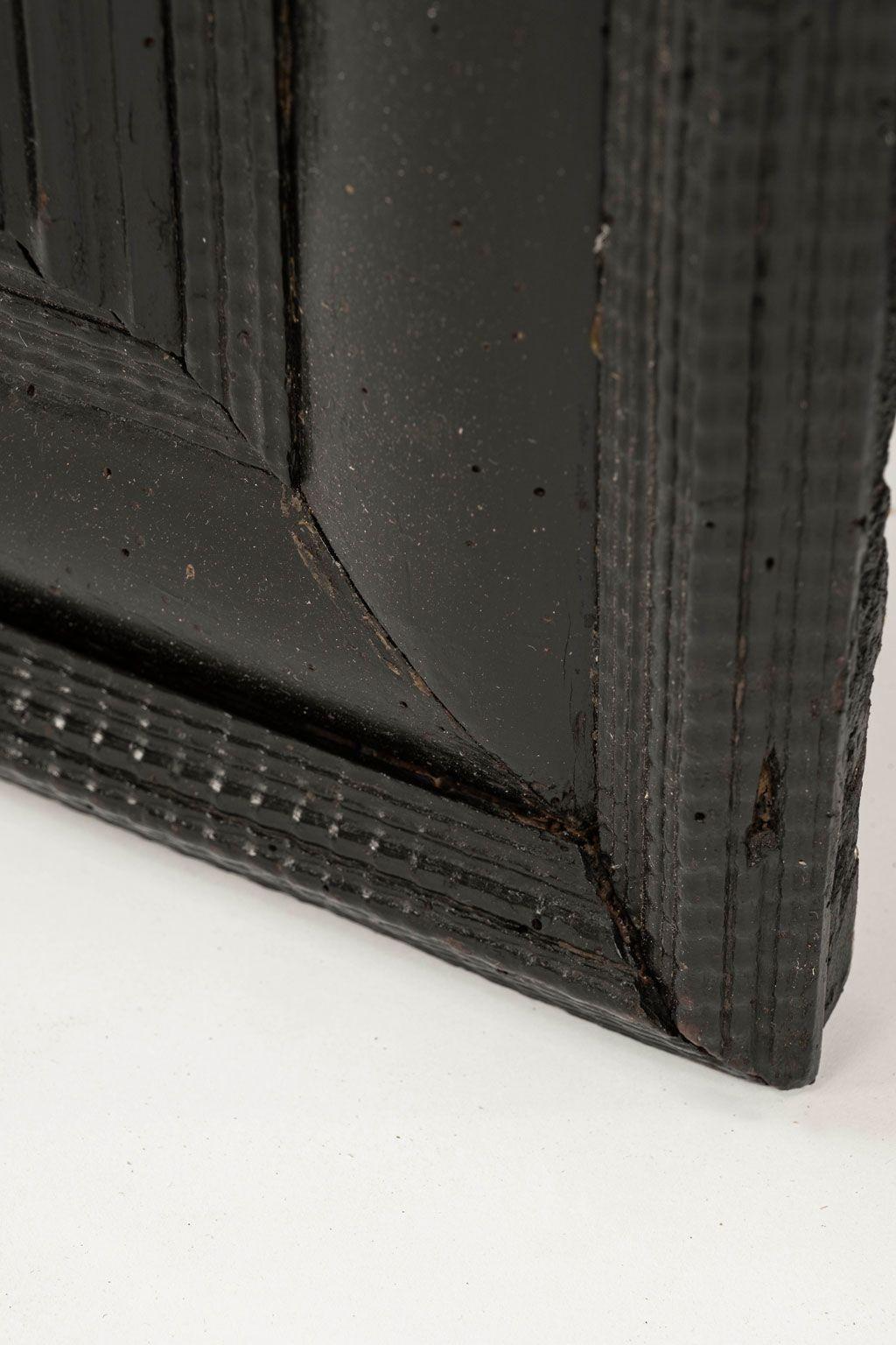 Ebonized Mirror In Good Condition For Sale In Houston, TX