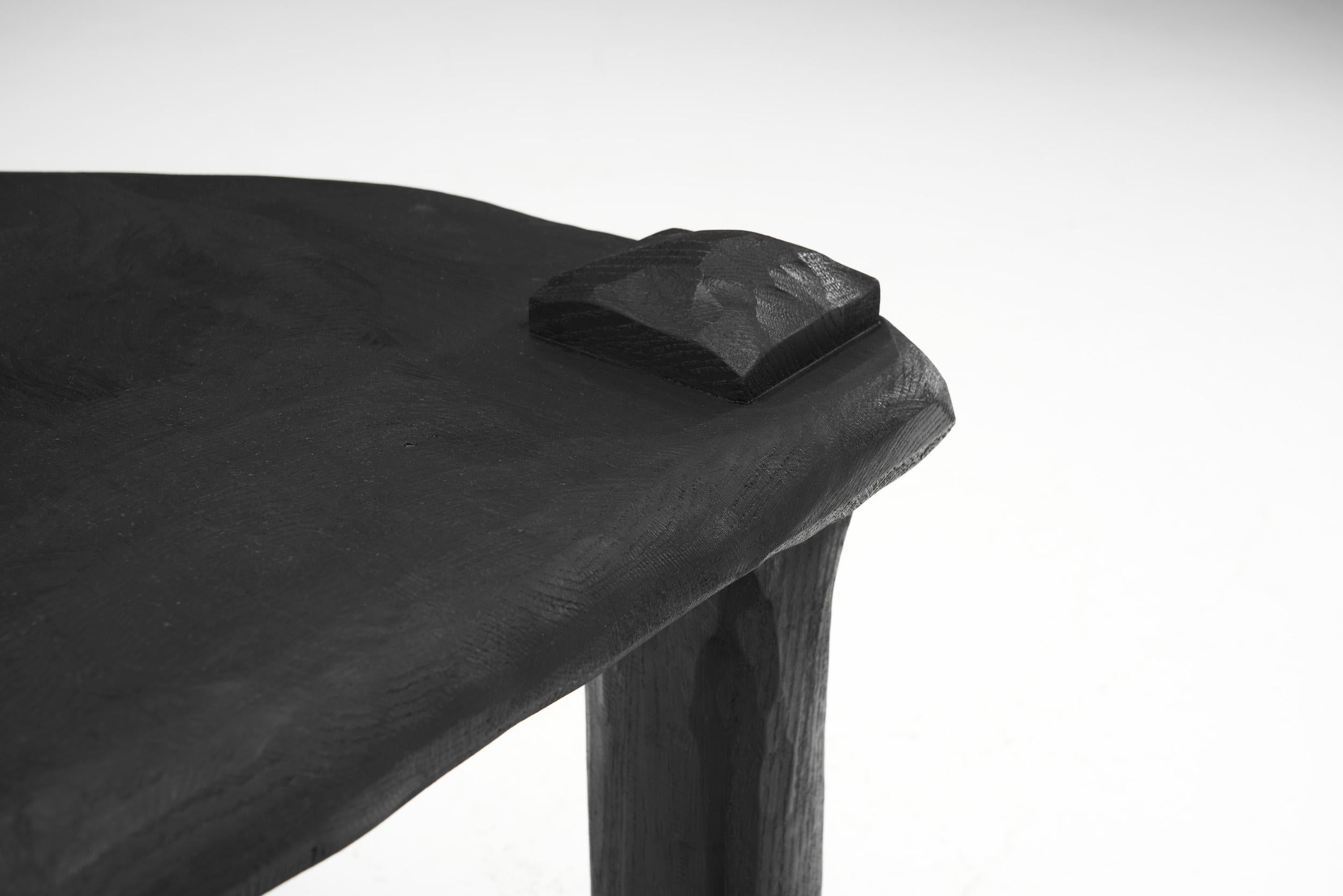 Chaise « P60 » en chêne ébénisé de Robin Berrewaerts, Belgique 2022 en vente 3