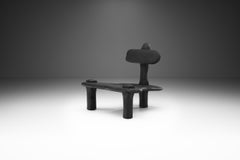 Ebonized Oak "P60 L" Chair by Robin Berrewaerts, Belgium 2022
