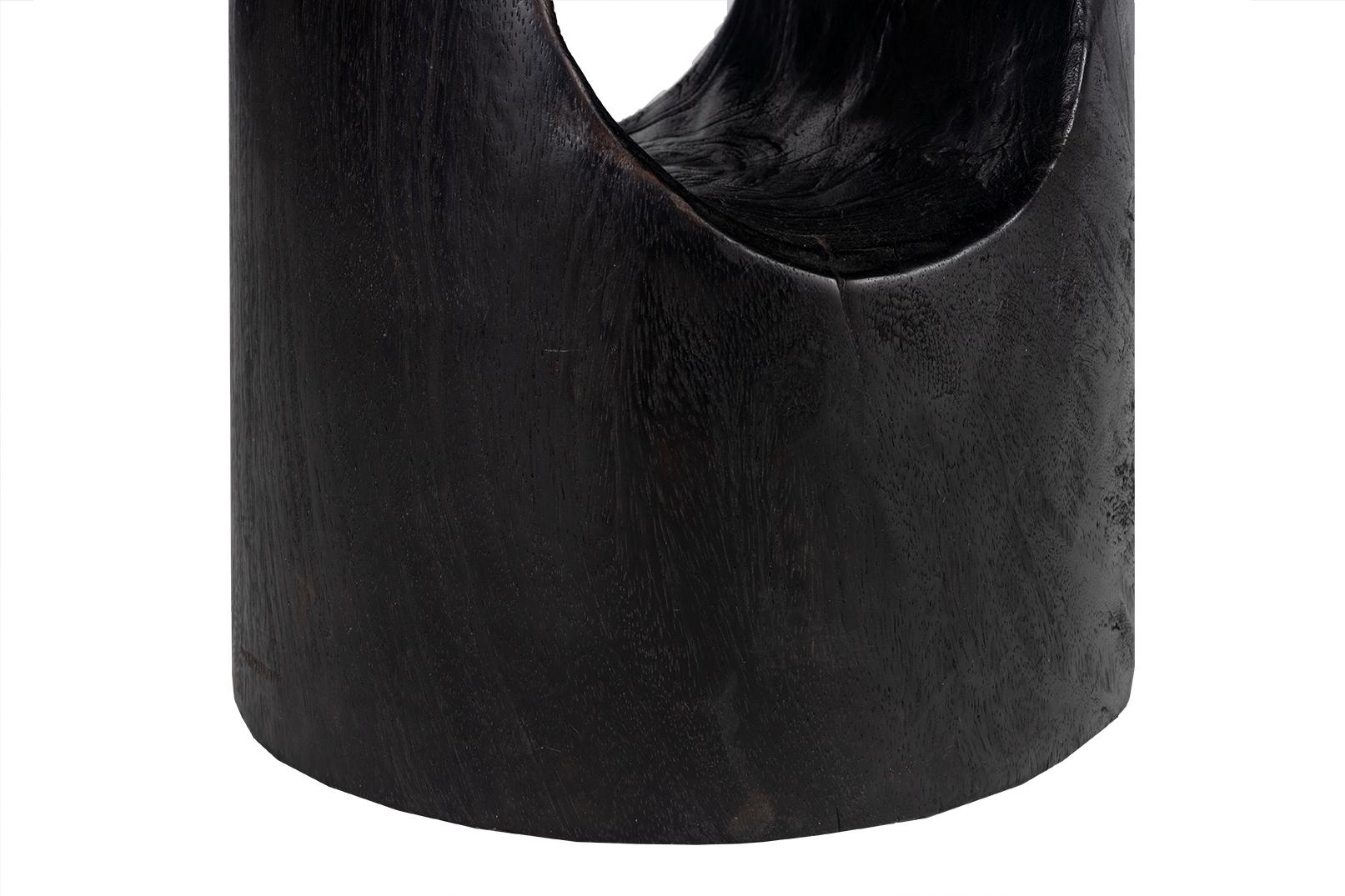 Tavolino in legno aperto ebanizzato Wood In condizioni buone in vendita a Dallas, TX