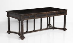 Ebonized Partners Desk, France, 19th Century