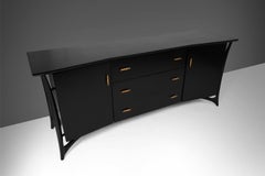 Cómoda / Credenza escultórica Piet Hein ebonizada para Daniel Jones Inc. NYC.