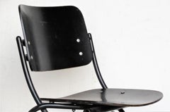 Chaise en contreplaqué ébonisé d'Ilmari Tapiovaara pour Thonet