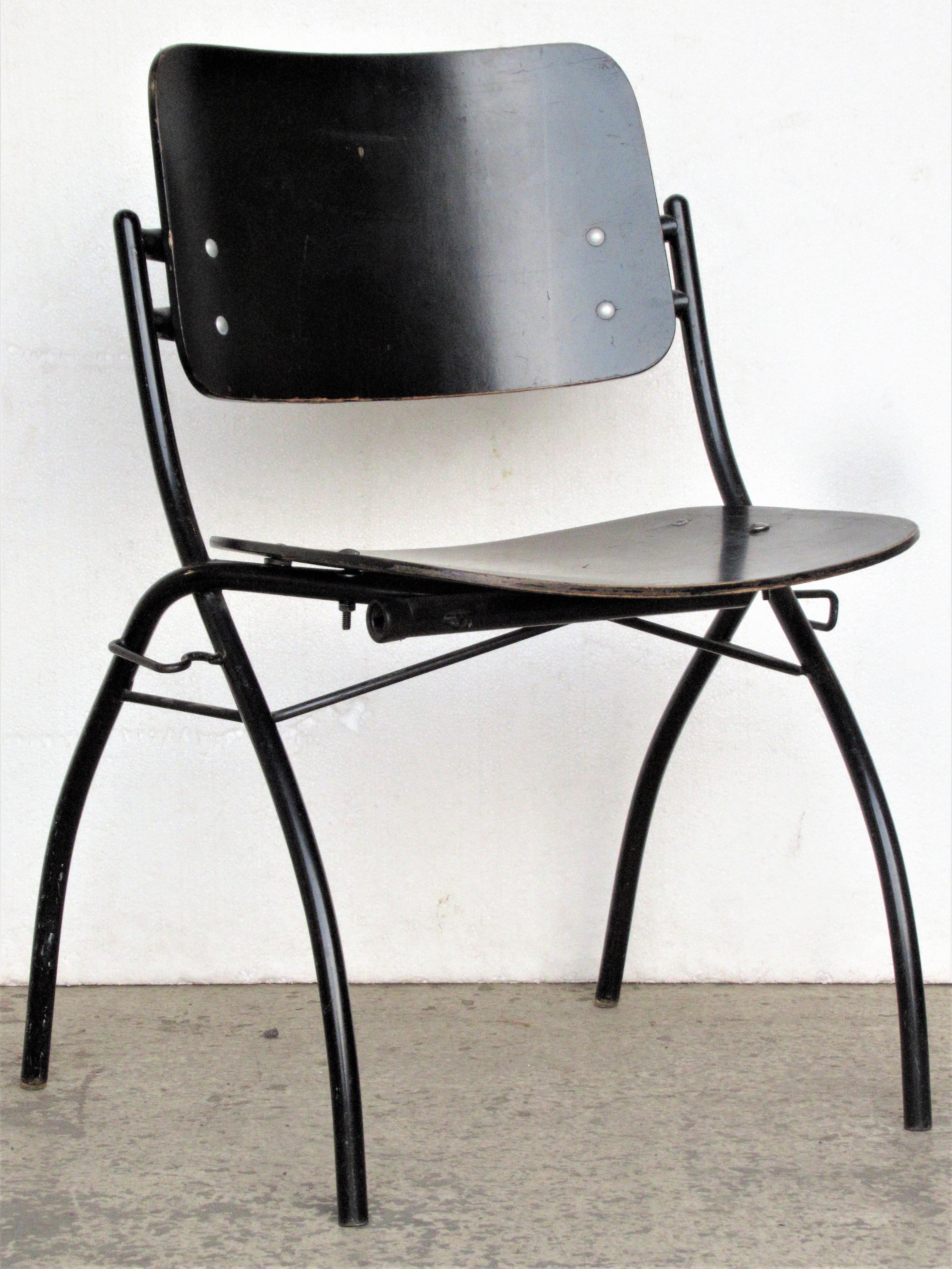 Ebonized Plywood Chair by Ilmari Tapiovaara for Thonet 1