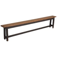 Ebonized Refectory Bench, England, circa 1790