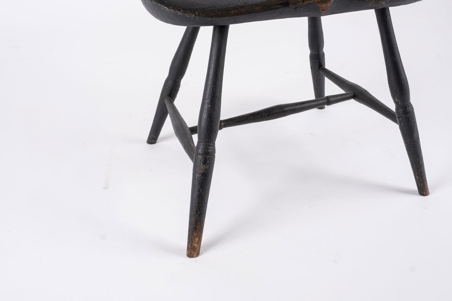 Ebonized Sack Back Windsor 3