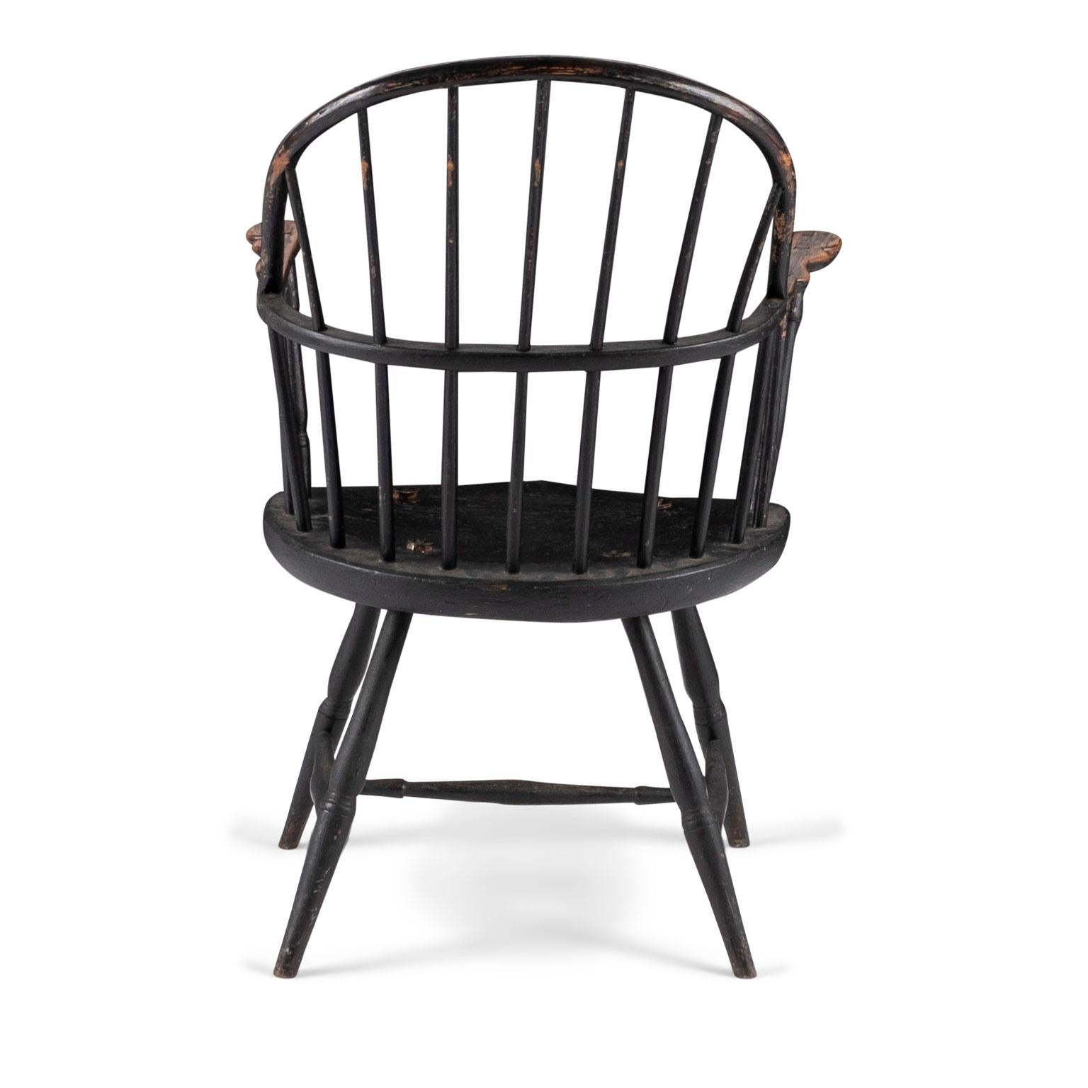 American Ebonized Sack Back Windsor