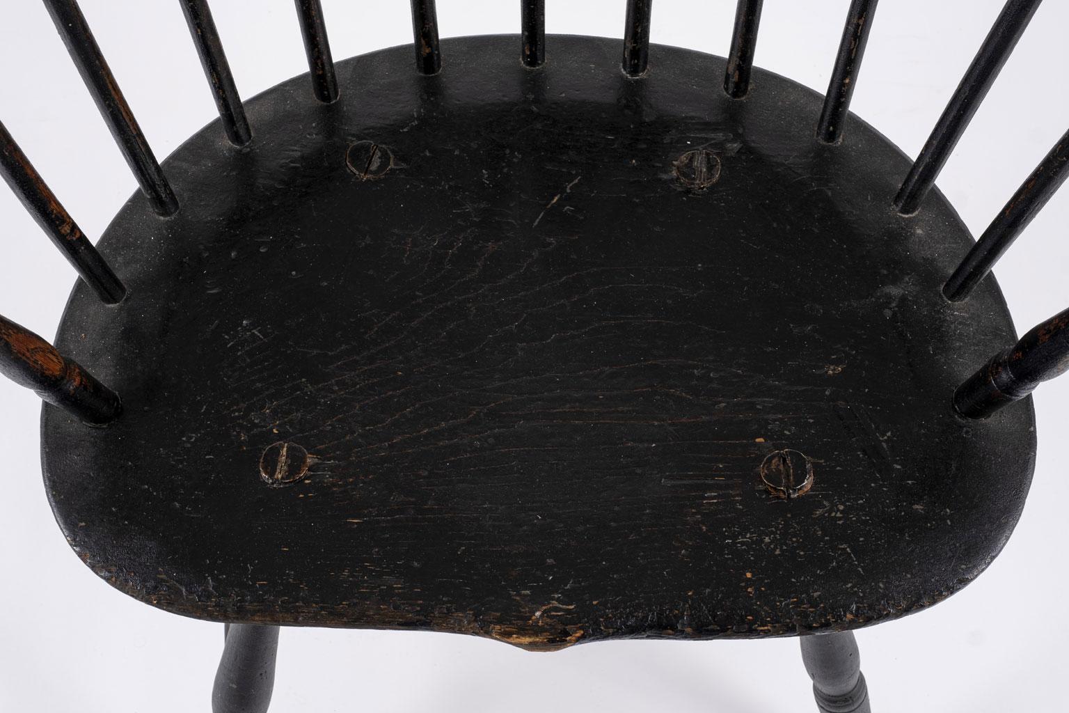Ebonized Sack Back Windsor 1