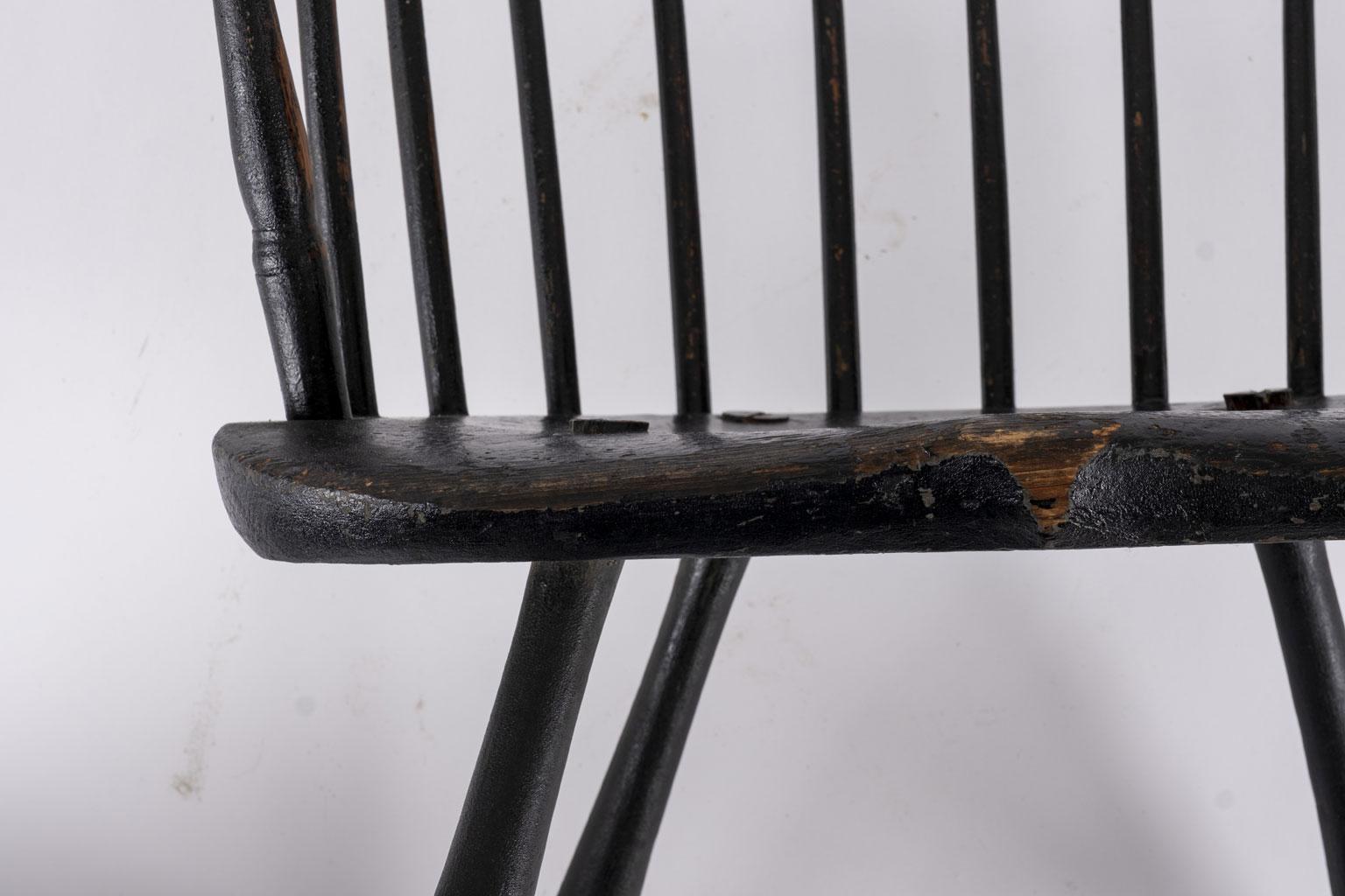Ebonized Sack Back Windsor 2