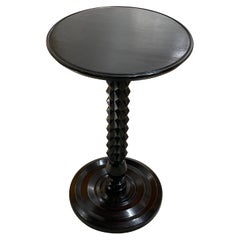 Ebonized Side Table By Charles Dudouyt, France, 1940s