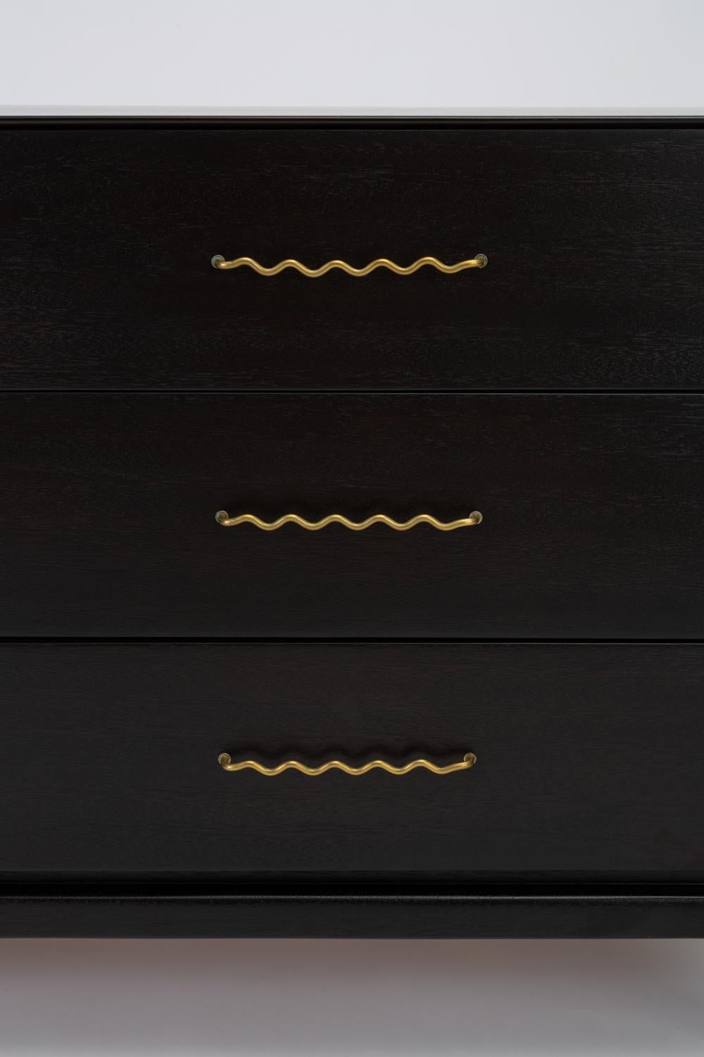 Ebonized Six-Drawer Dresser by John Keal for Brown Saltman 8