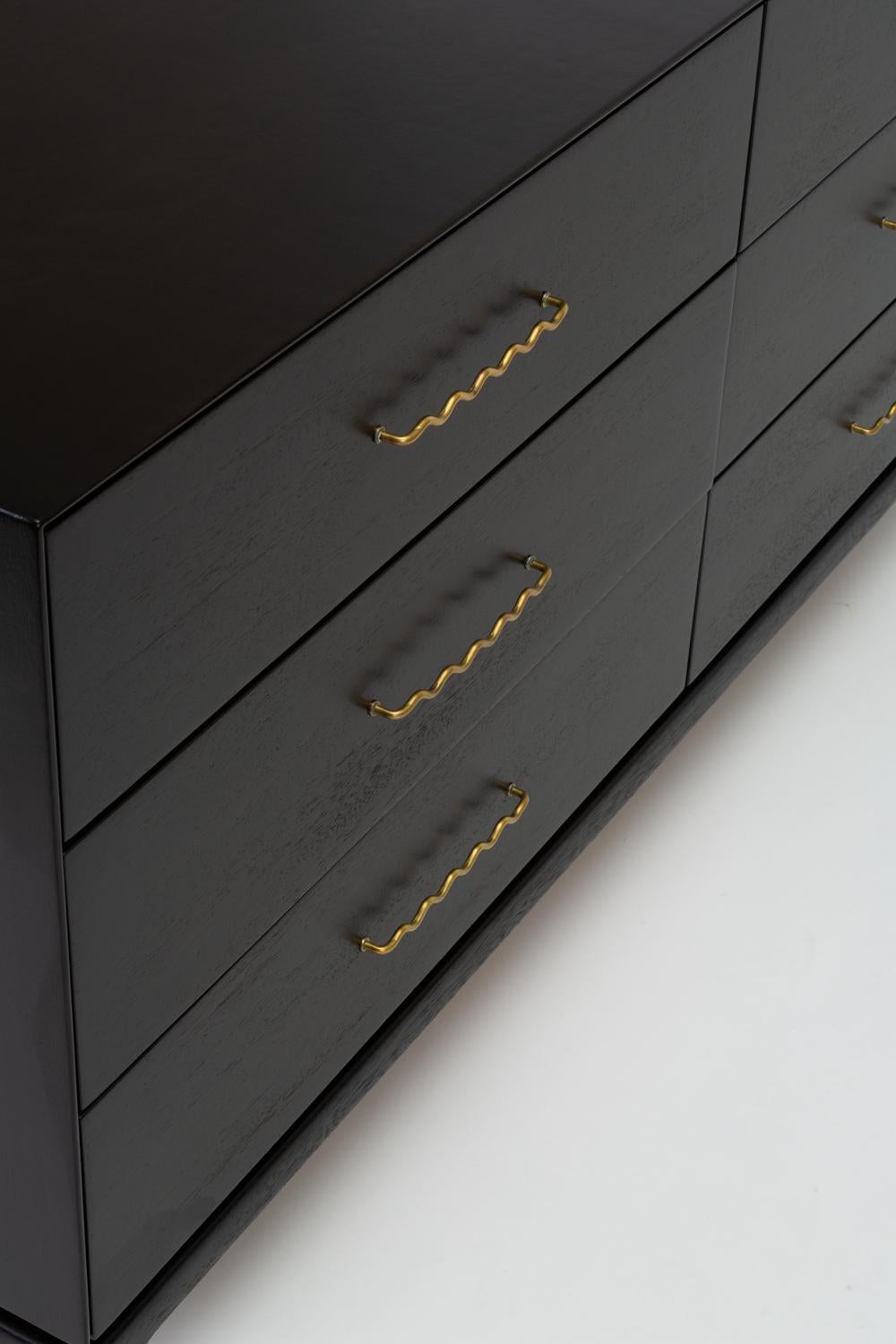 Ebonized Six-Drawer Dresser by John Keal for Brown Saltman 9