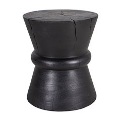 Ebonized Teak End Table