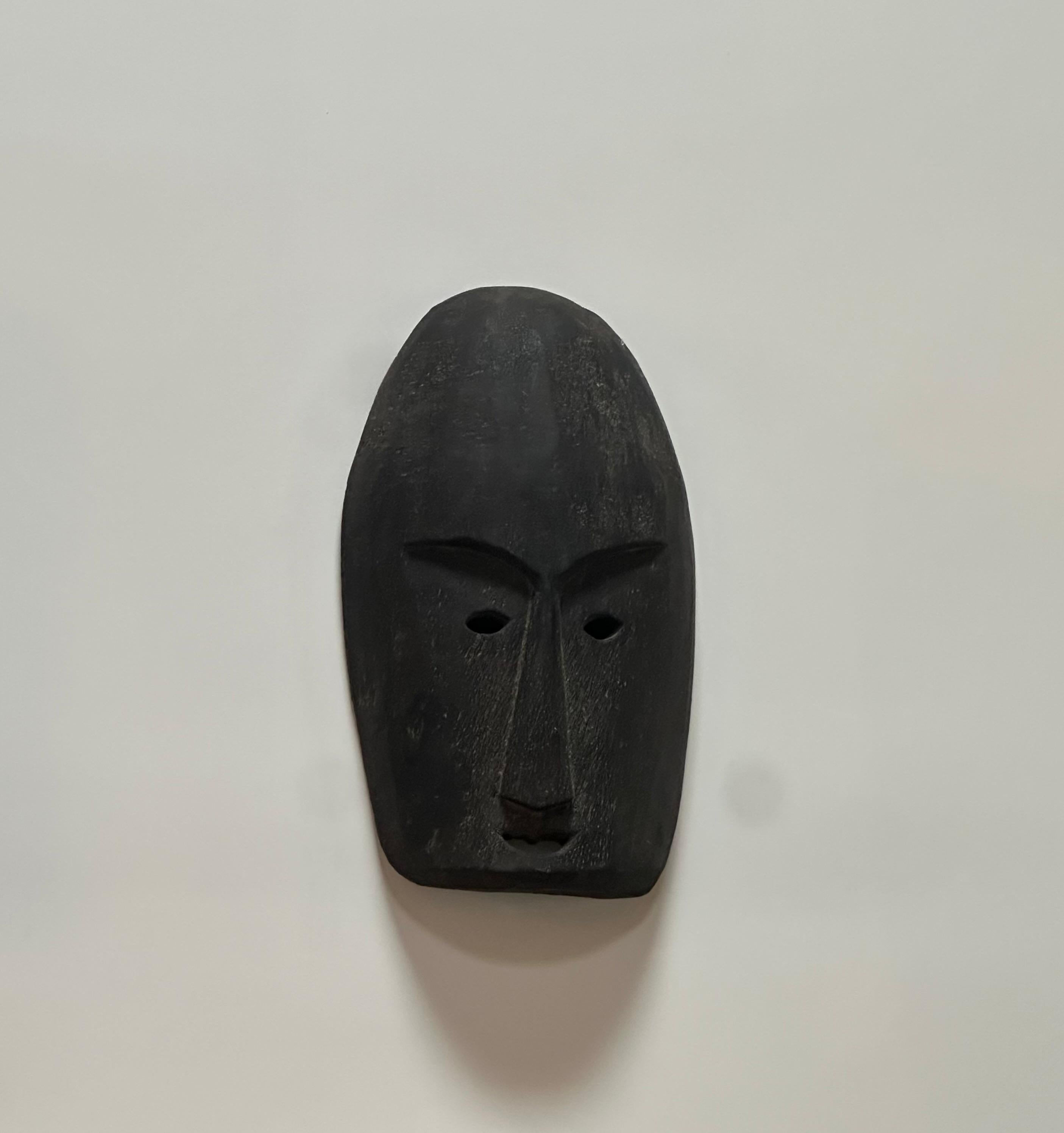 Masque tribal ébonisé Bon état - En vente à Los Angeles, CA