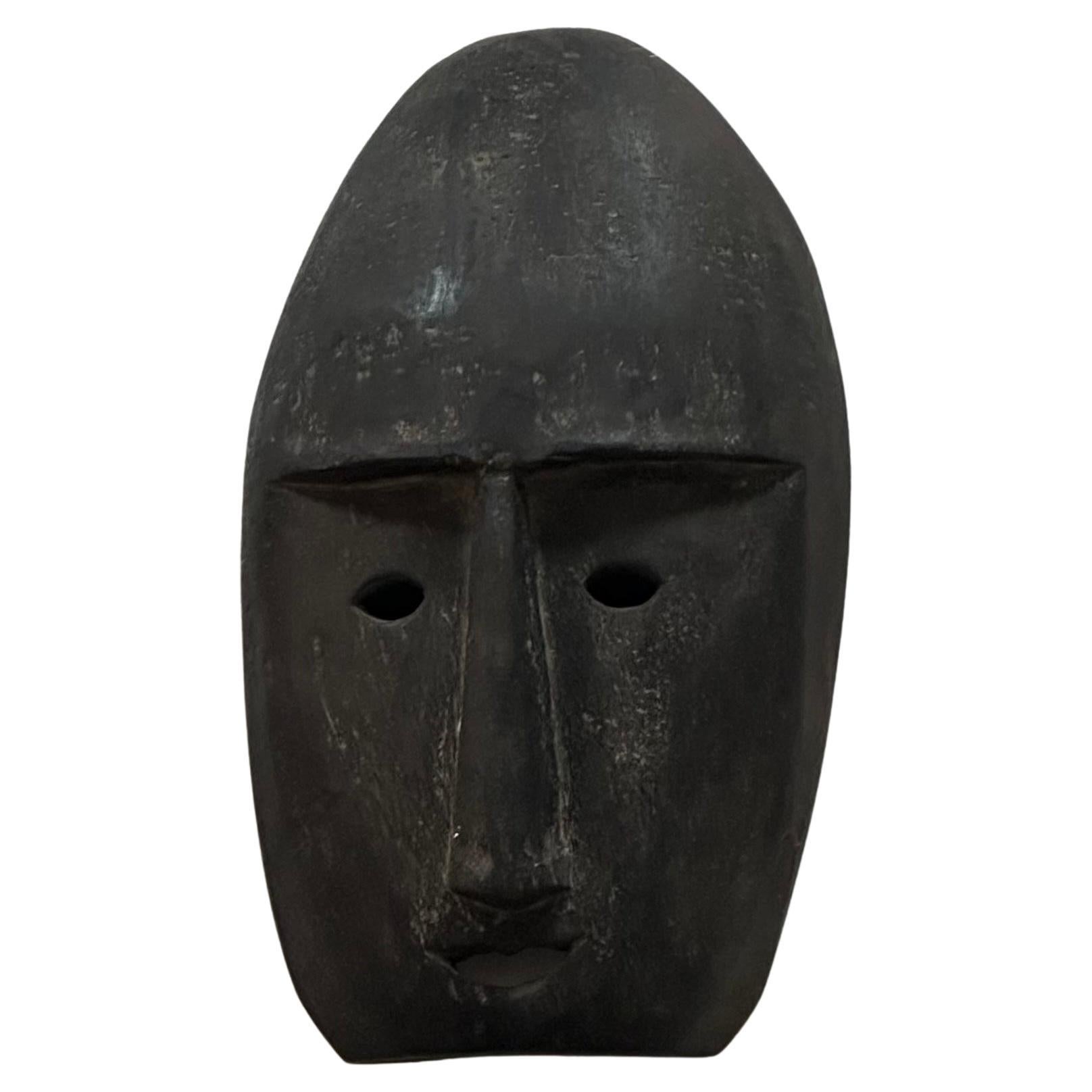 Masque tribal ébonisé