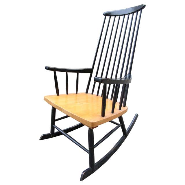 Vintage Industrial Metal Rocker For Sale at 1stDibs | industrial ...