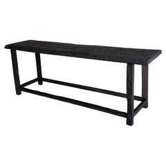Ebonized Wabi Sabi Console in 19th C Oak