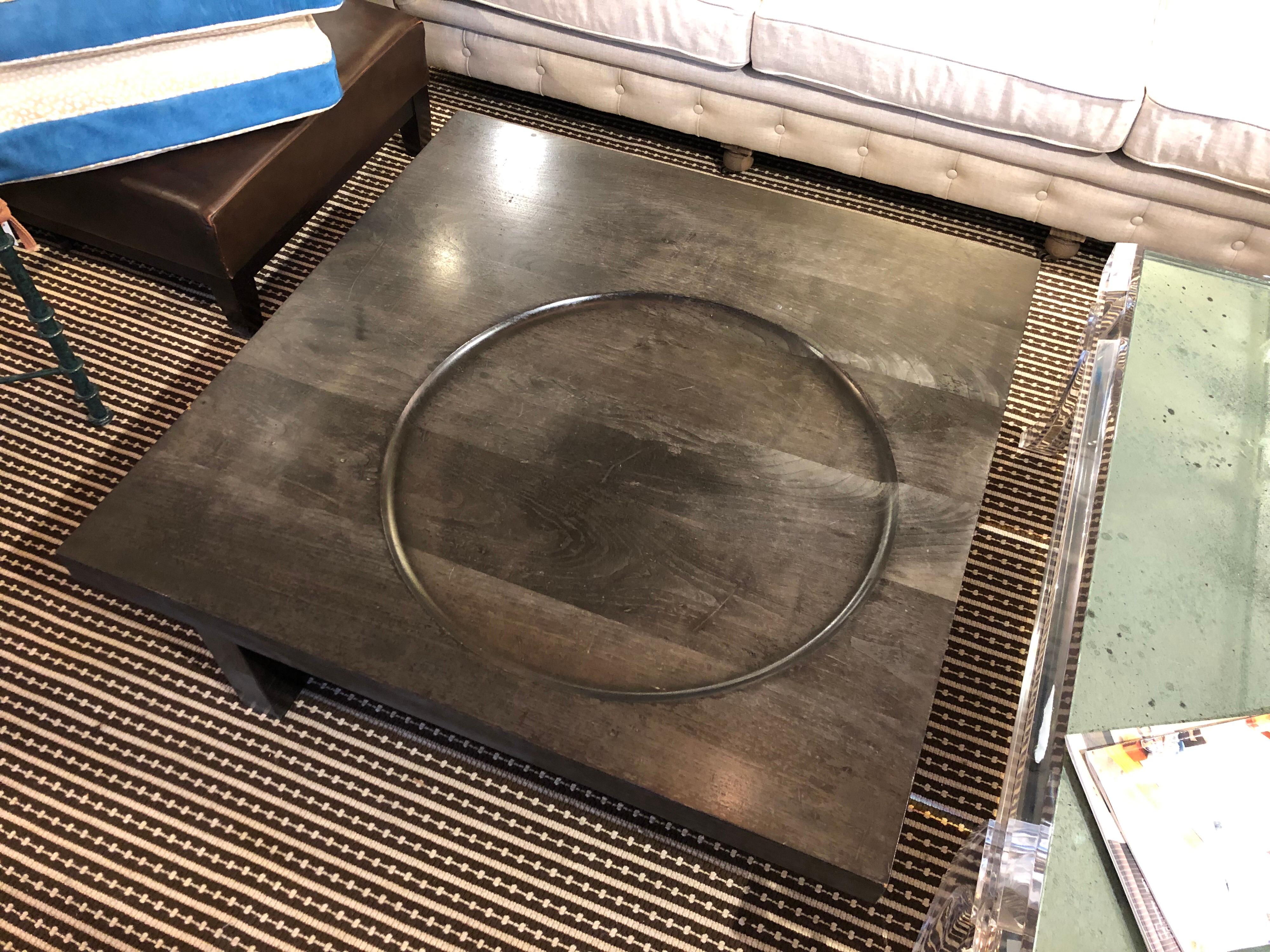 Ebonized Walnut Dish Table, by Gulassa & Company 6