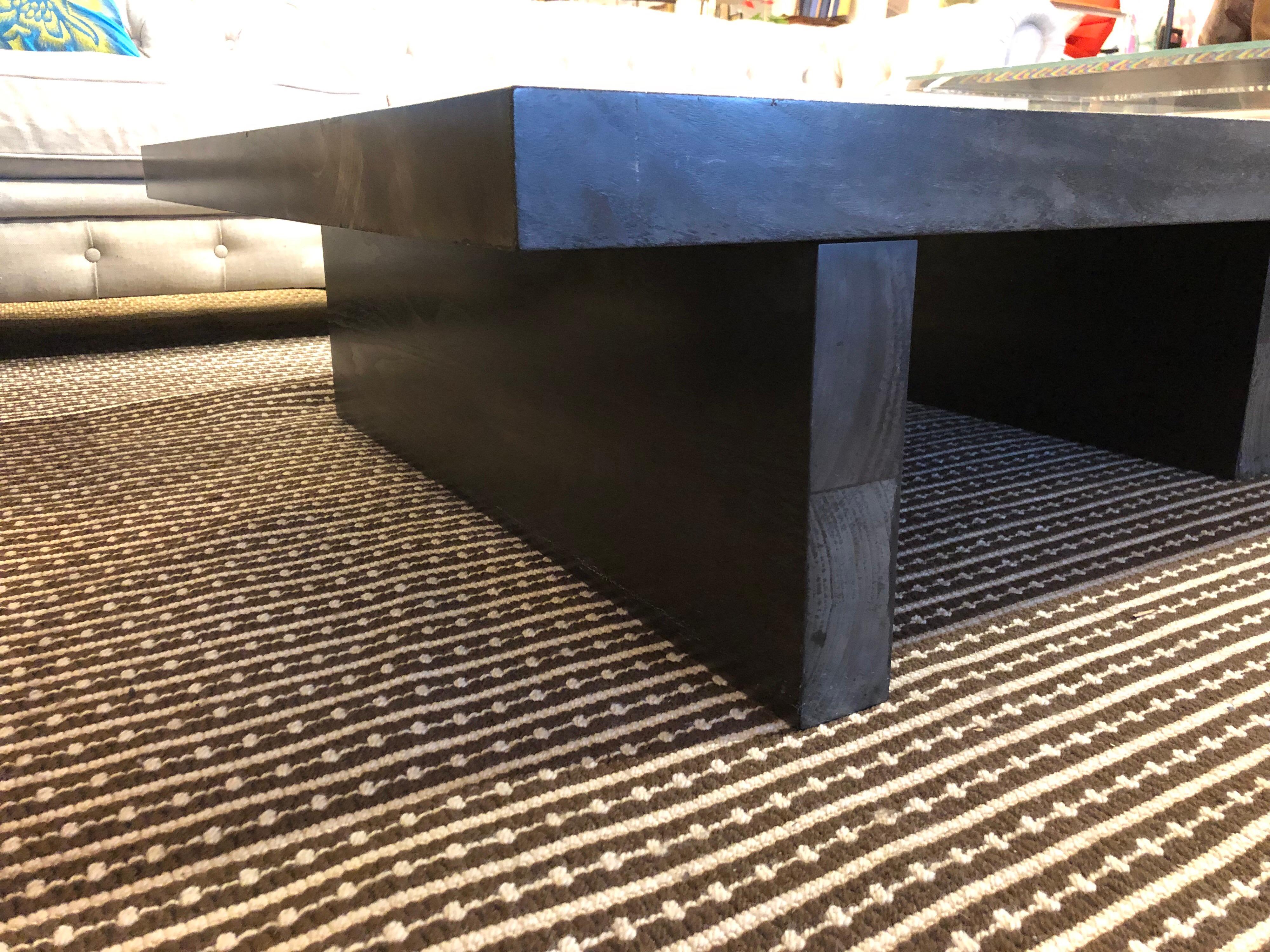 Ebonized Walnut Dish Table, by Gulassa & Company 8