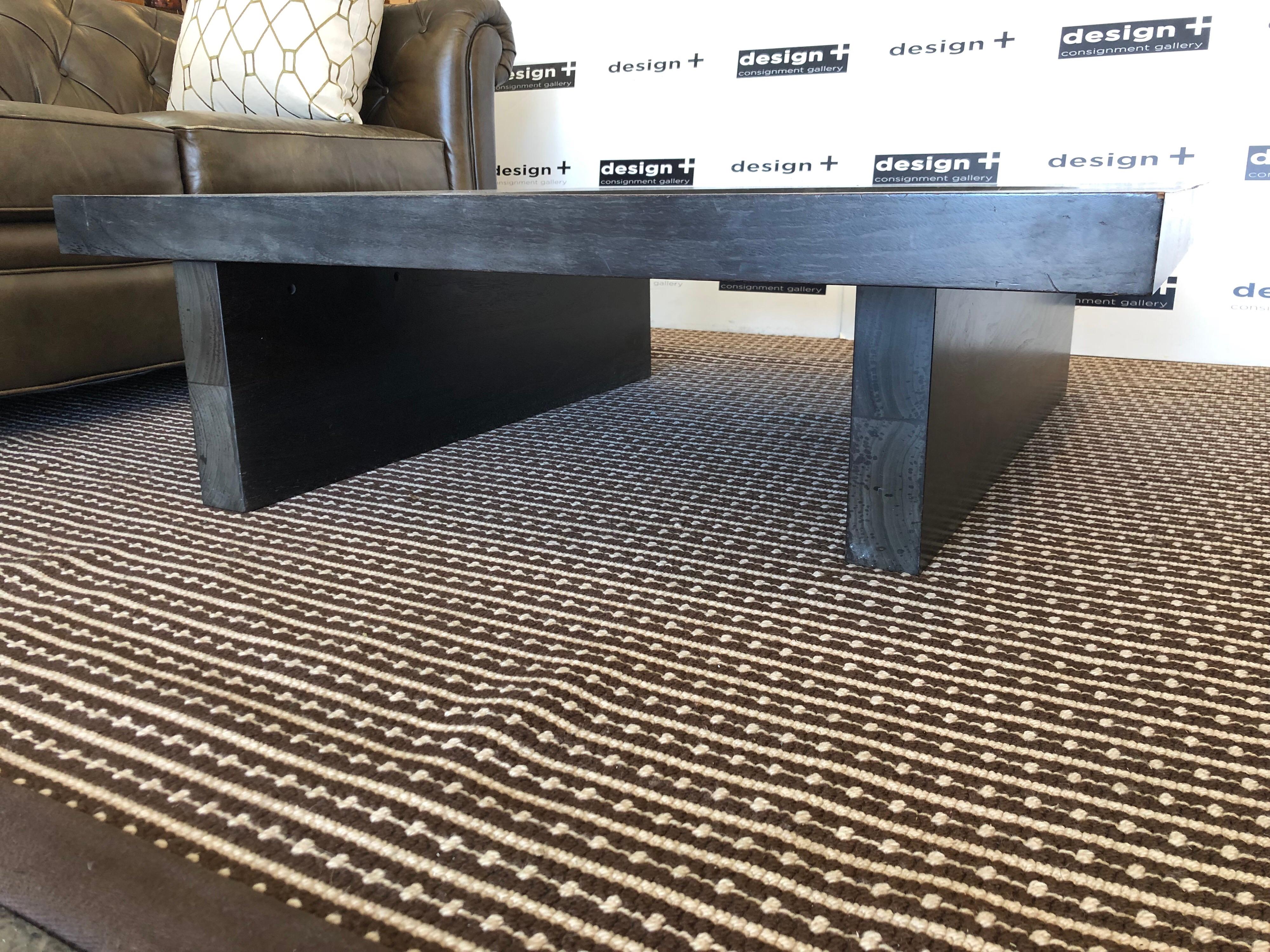 Ebonized Walnut Dish Table, by Gulassa & Company 12