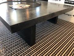 Ebonized Walnut Dish Table, by Gulassa & Company