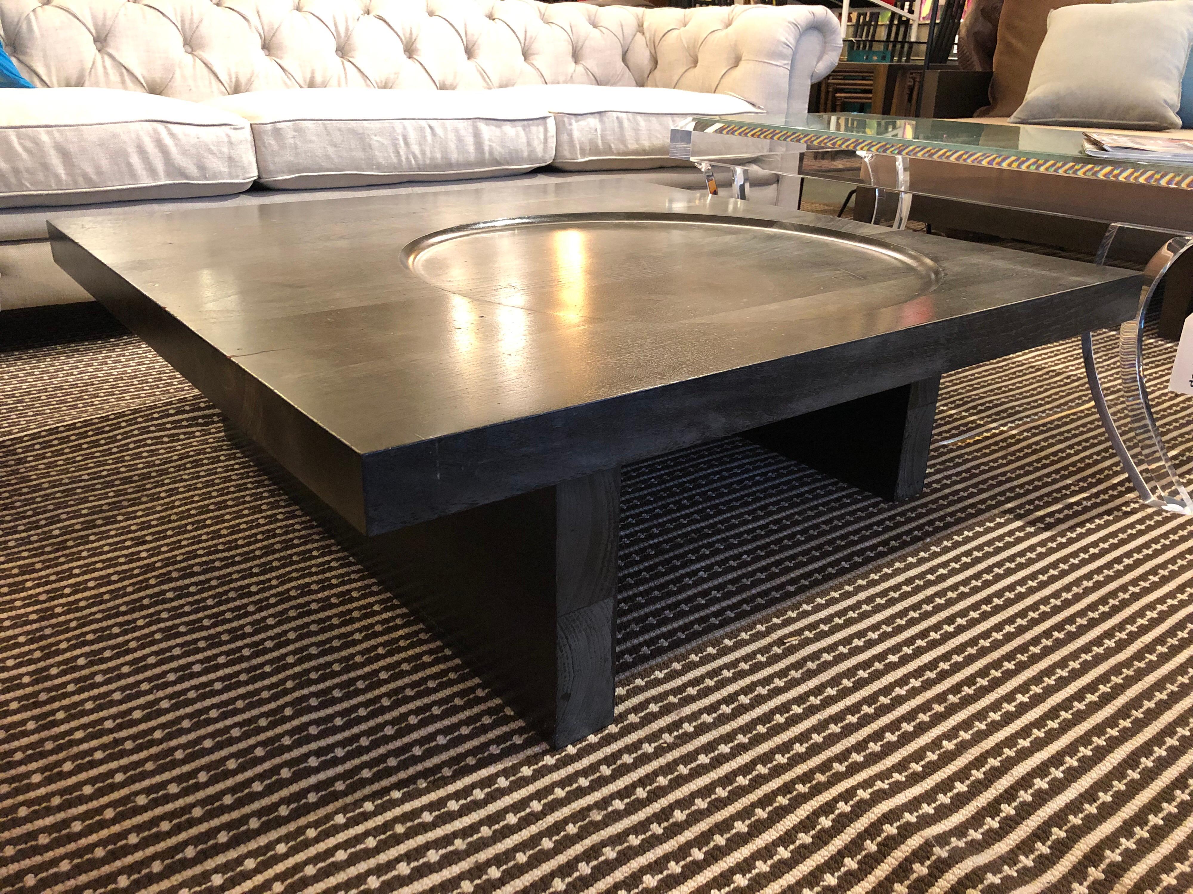 Ebonized Walnut Dish Table, by Gulassa & Company 2