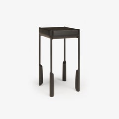 Ebonized White Ash Altai Side Table by A. Jacob Marks