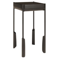 Ebonized White Ash Altai Side Table by A. Jacob Marks