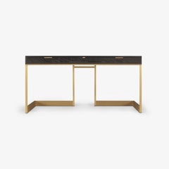 Ebonized White Ash Drawer Desk by A. Jacob Marks