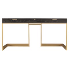 Ebonized White Ash Drawer Desk by A. Jacob Marks