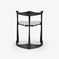 Ebonized White Ash, Filzfelt L01 Armchair by A. Jacob Marks
