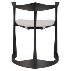 Ebonized White Ash, Filzfelt L01 Armchair by A. Jacob Marks