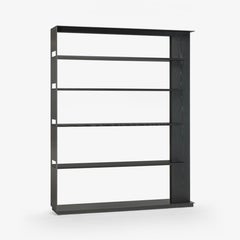 Ebonized White Ash Wishbone Shelving by A. Jacob Marks