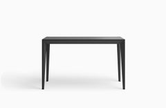 Ebonized Wood All Black MiMi Console or Tiny Desk by Miduny, Made in Italy
