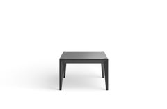 Ebonized Wood All-Black MiMi Square Coffee Table by Miduny, Made in Italy