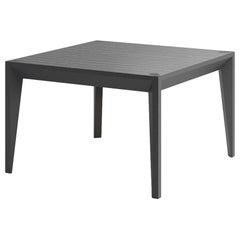 Ebonized Wood All-Black MiMi Square Coffee Table by Miduny, Made in Italy