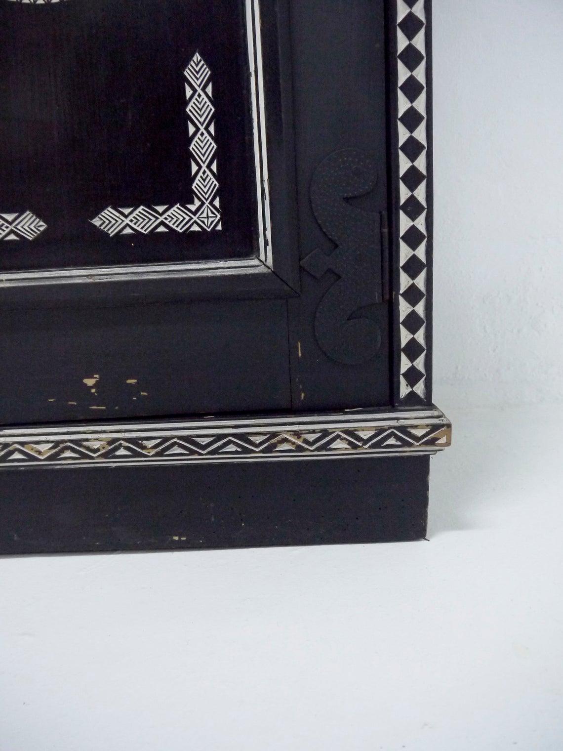 Ebonized Wood Buffet, Ettore Zaccari, Italy, circa 1910 In Good Condition In Zagreb, HR