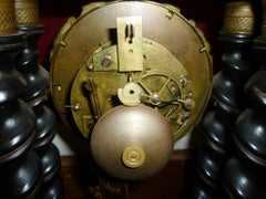 Ebonized Wood Clock, 19th Century