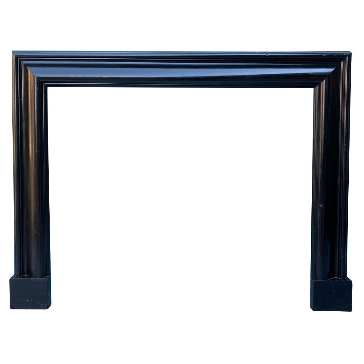 Ebonized Wood Reclaimed Bolection Mantel