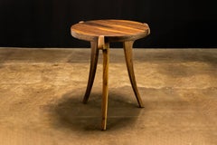 Ebonized Wood Sabre-Leg Cocktail Table from Costantini, Uccello, In Stock