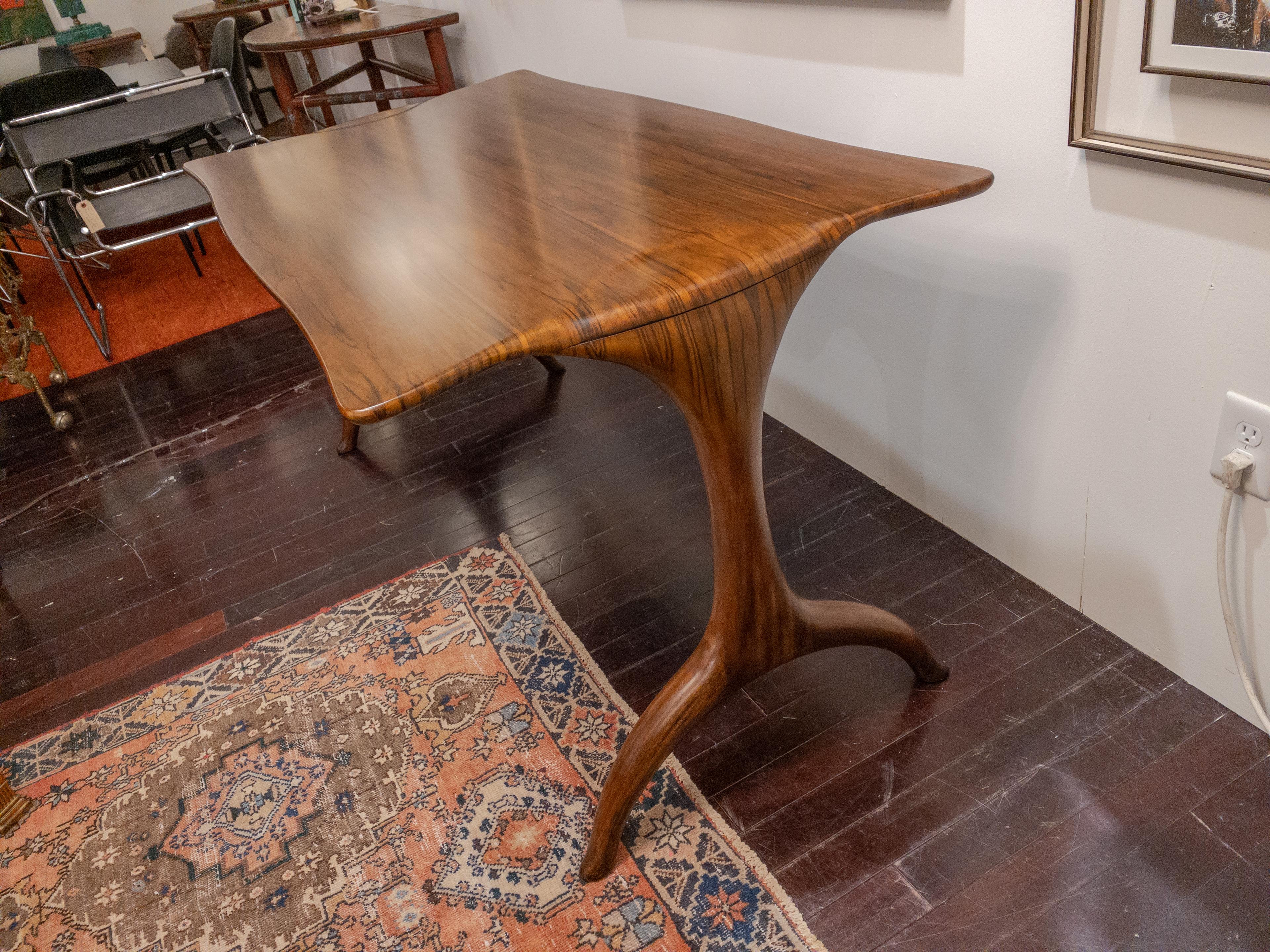 Ebonized Wood Writing Table Designed by the Keno Brothers For Sale 3