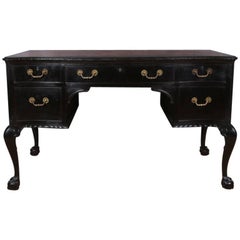 Ebonized Writing Table or Desk